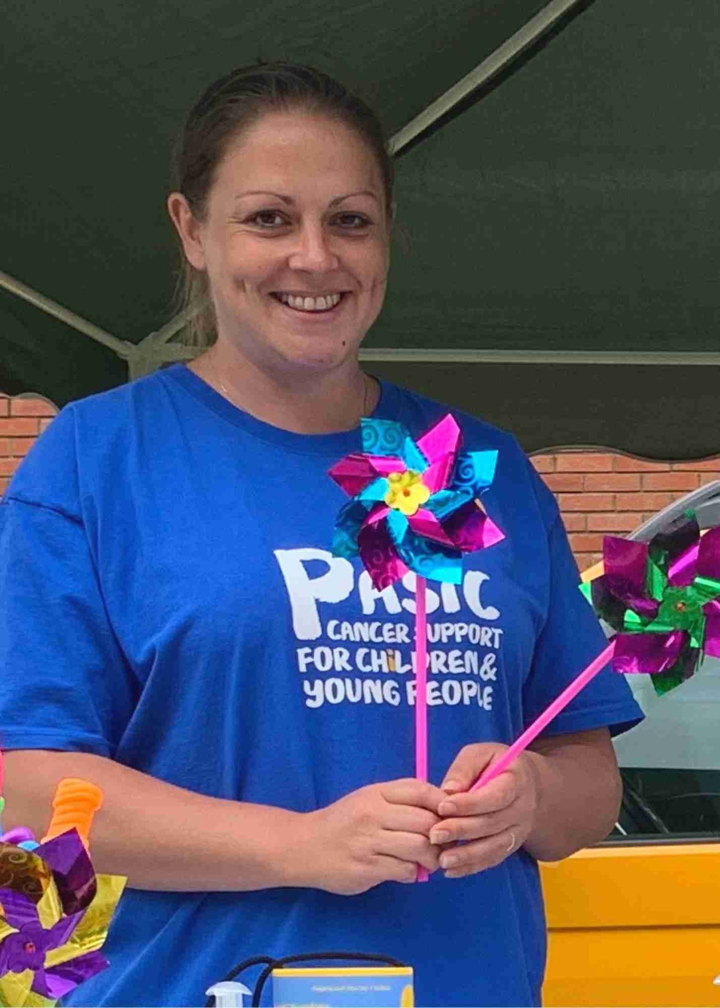 Toria in PASIC t-shirt