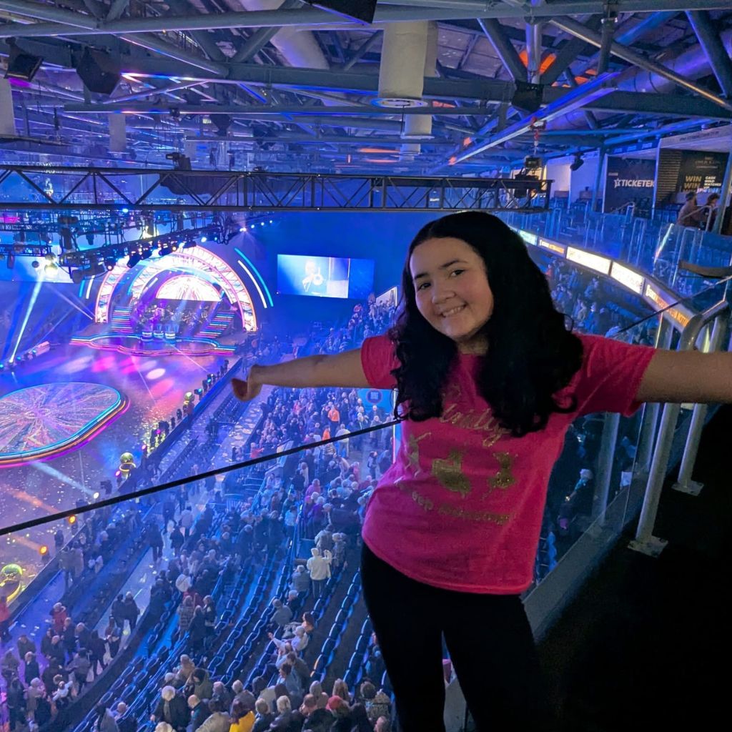 Sophie at Strictly Come Dancing