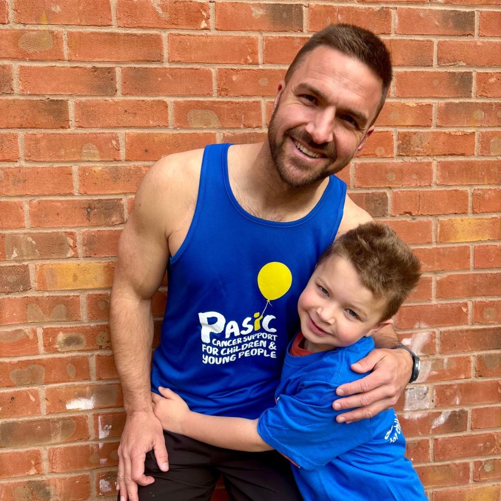 Liam with Noah
