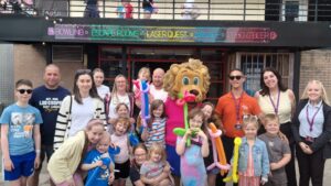 A group photo at Skegness Pier