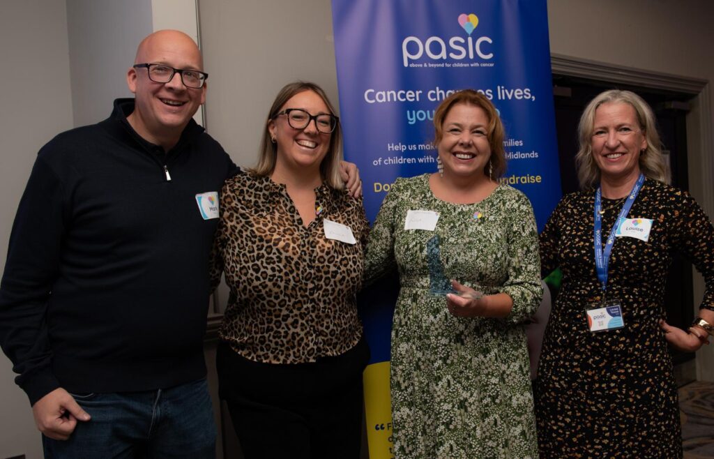 our Nottinghamshire Corporate Champion Award to Specsavers Support Office, Nottingham.